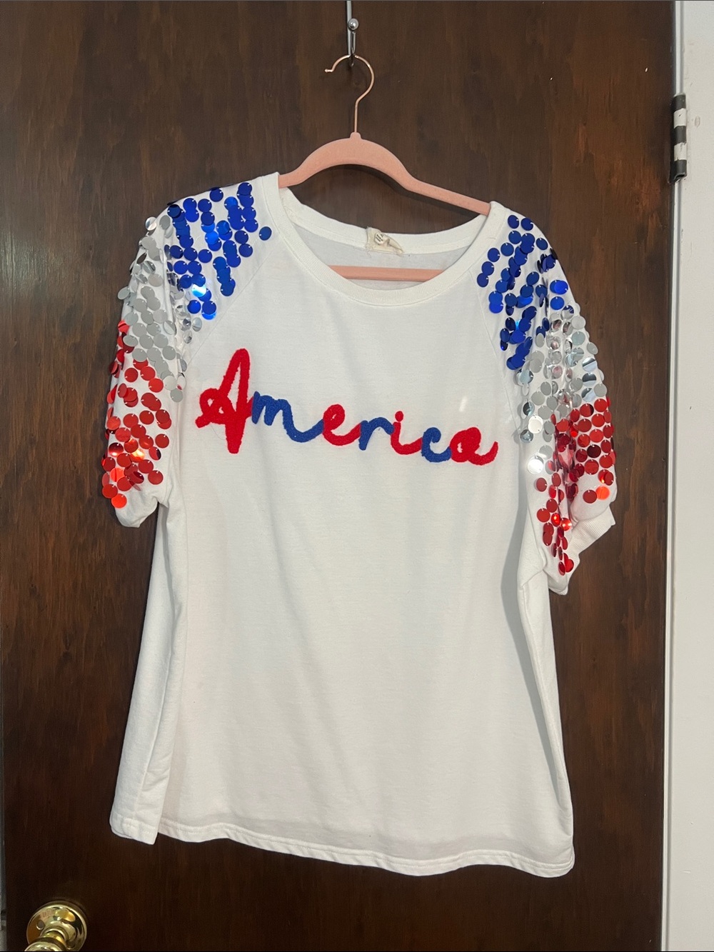 America Sequin Tee